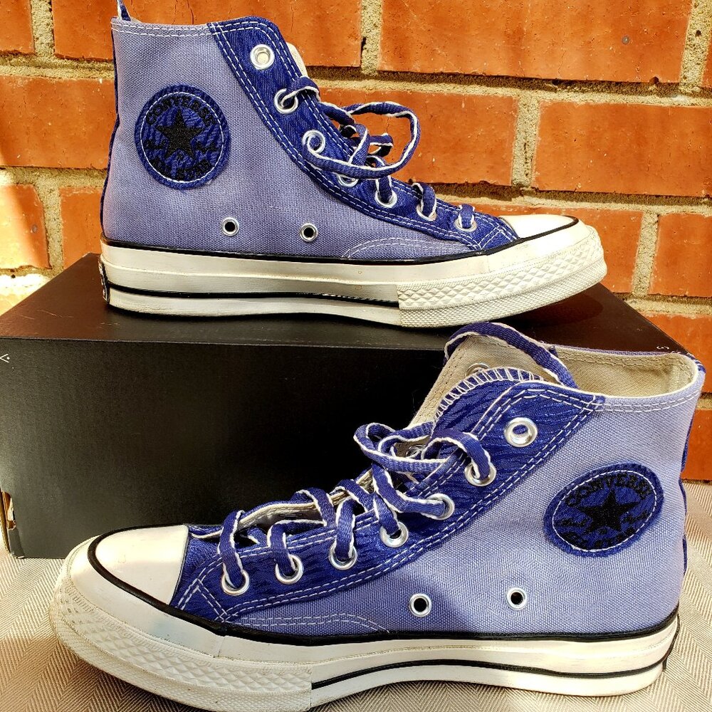 EUC CTAS Converse Chuck 70 High 'Slate Lilac' - A03758C (7W - 5M) KICKS